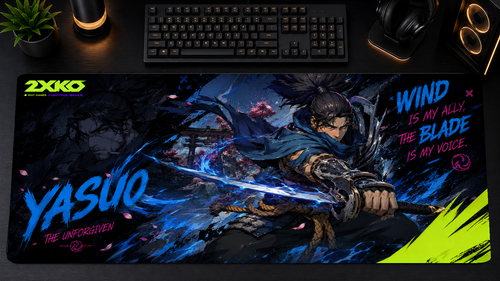 2XKO inspired XXL gaming mouse pad 10 Non-LED version, 3 mm thick