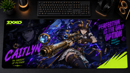 2XKO inspired XXL gaming mouse pad 04 Non-LED version, 3 mm thick