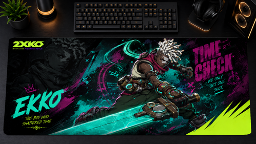 2XKO inspired XXL gaming mouse pad 05 Non-LED version, 3 mm thick