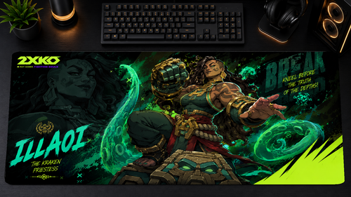 2XKO inspired XXL gaming mouse pad 06 Non-LED version, 3 mm thick