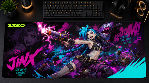 2XKO inspired XXL gaming mouse pad 07 Non-LED version, 3 mm thick