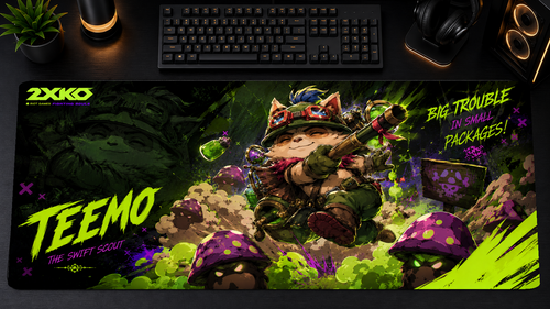 2XKO inspired XXL gaming mouse pad 08 Non-LED version, 3 mm thick
