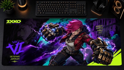 2XKO inspired XXL gaming mouse pad 09 Non-LED version, 3 mm thick