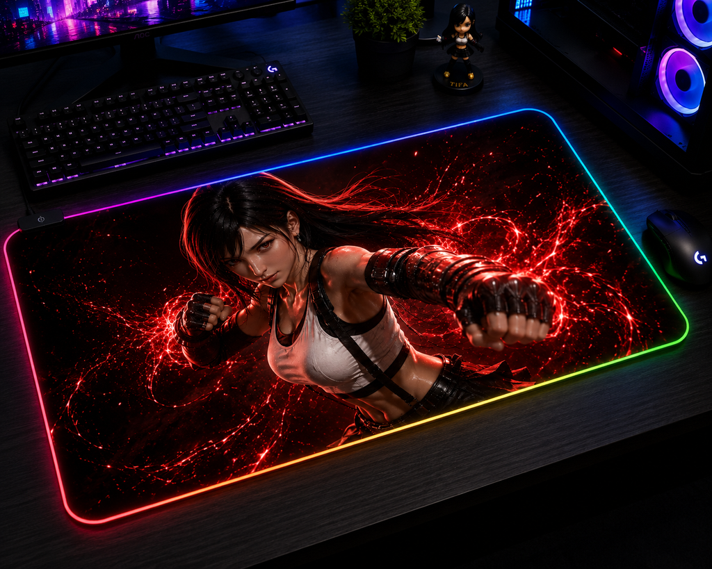 Final Fantasy VII Inspired XXL Gaming Mouse Pad 06 LED
