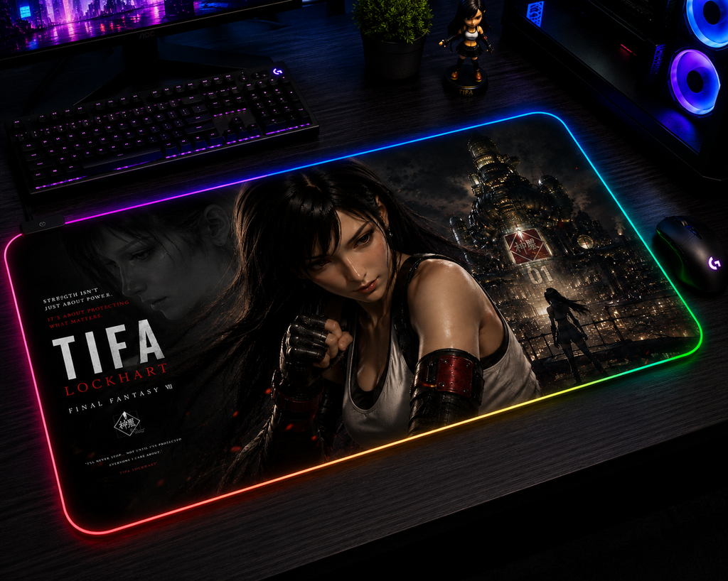 Final Fantasy VII Inspired XXL Gaming Mouse Pad 08 LED