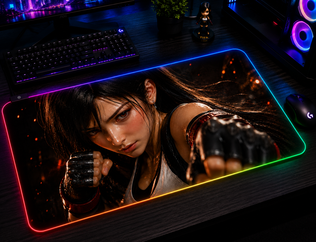 Final Fantasy VII Inspired XXL Gaming Mouse Pad 10 LED