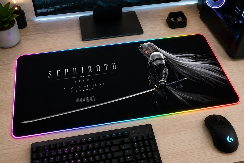 Final Fantasy VII Inspired XXL Gaming Mouse Pad 11 LED
