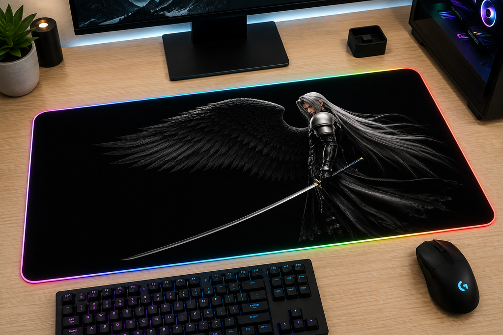 Final Fantasy VII Inspired XXL Gaming Mouse Pad 13 LED
