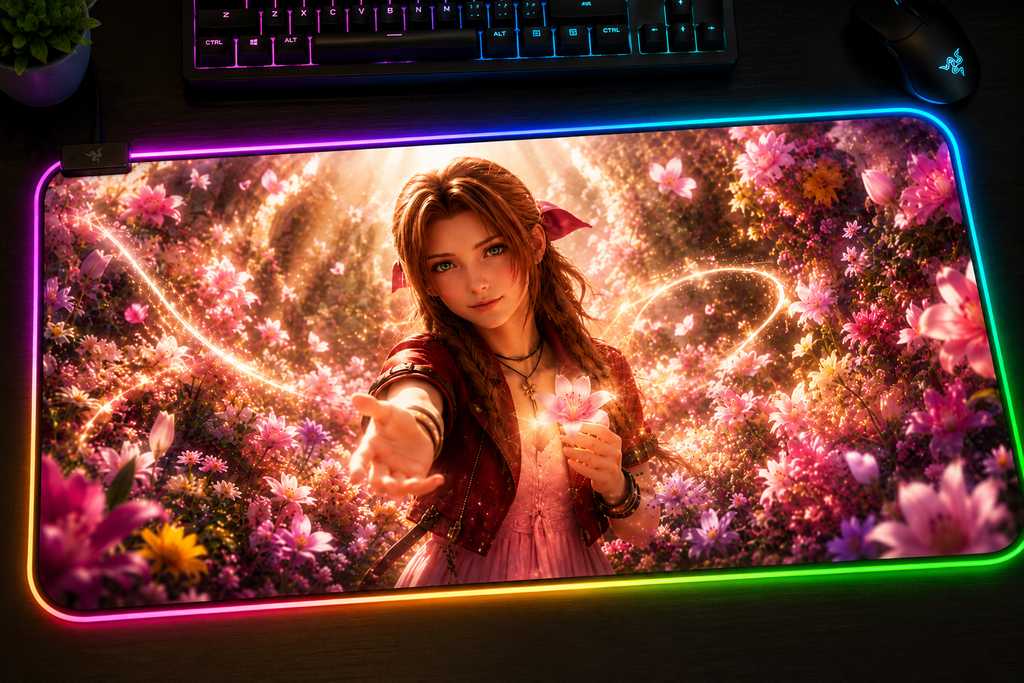 Final Fantasy VII Inspired XXL Gaming Mouse Pad 22 LED