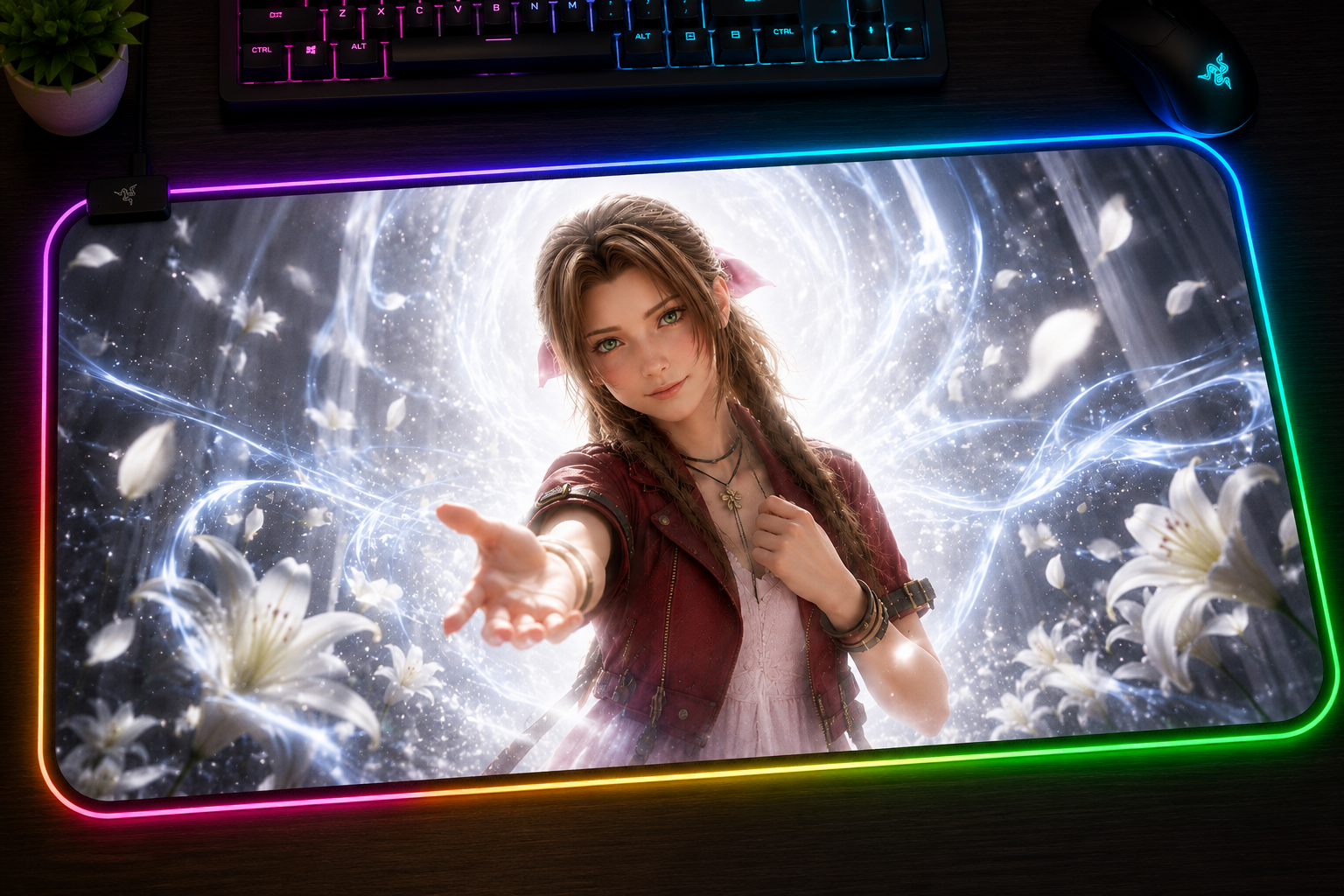 Final Fantasy VII Inspired XXL Gaming Mouse Pad 25 LED