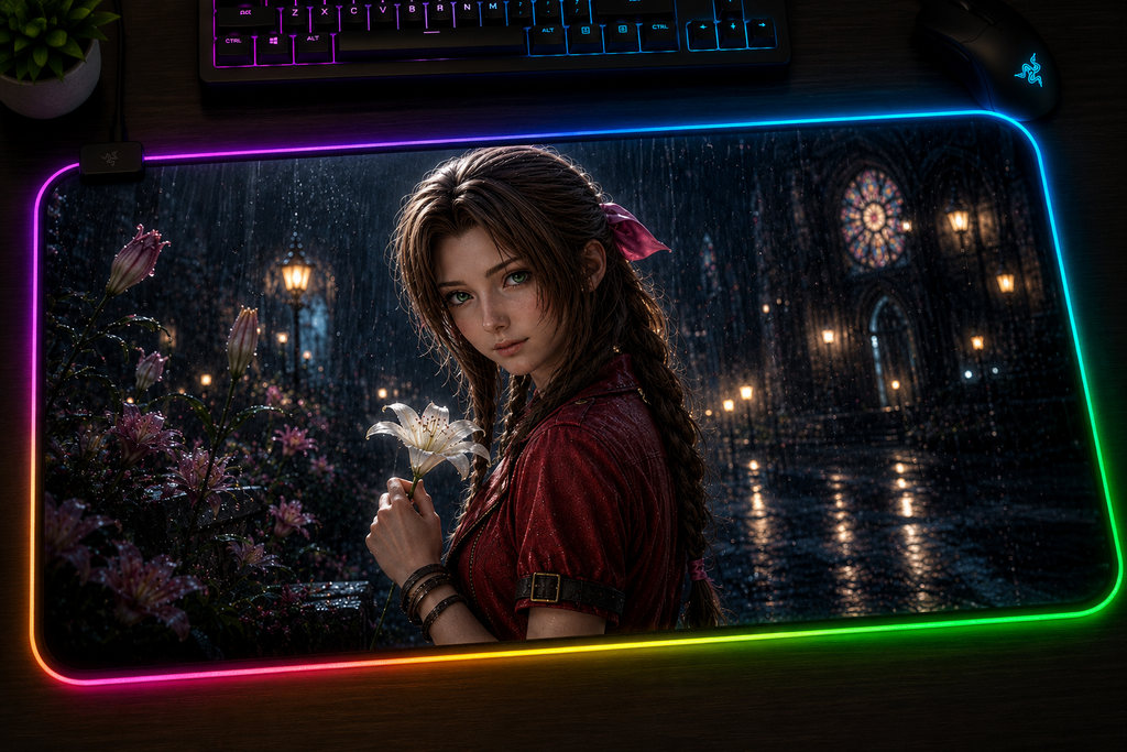 Final Fantasy VII Inspired XXL Gaming Mouse Pad 27 LED