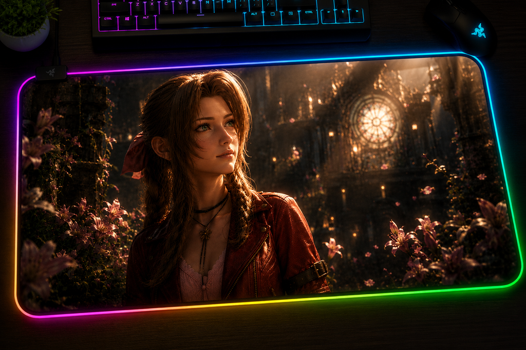 Final Fantasy VII Inspired XXL Gaming Mouse Pad 28 LED