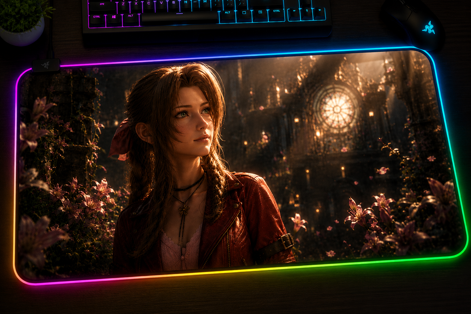 Final Fantasy VII Inspired XXL Gaming Mouse Pad 28 LED