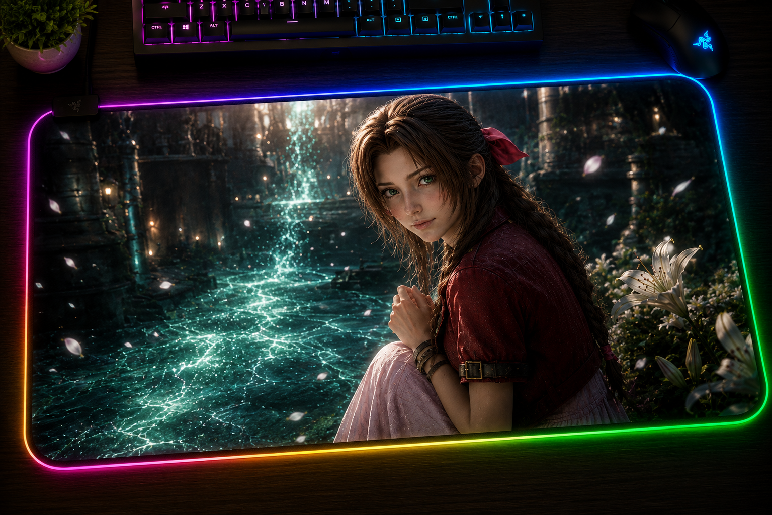 Final Fantasy VII Inspired XXL Gaming Mouse Pad 30 LED