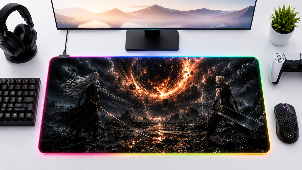 Final Fantasy VII Inspired XXL Gaming Mouse Pad 32 LED