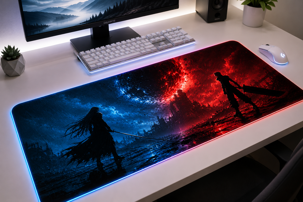 Final Fantasy VII Inspired XXL Gaming Mouse Pad 36 LED