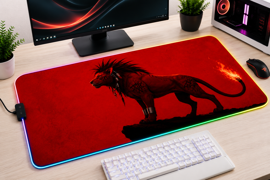 Final Fantasy VII Inspired XXL Gaming Mouse Pad 45 LED