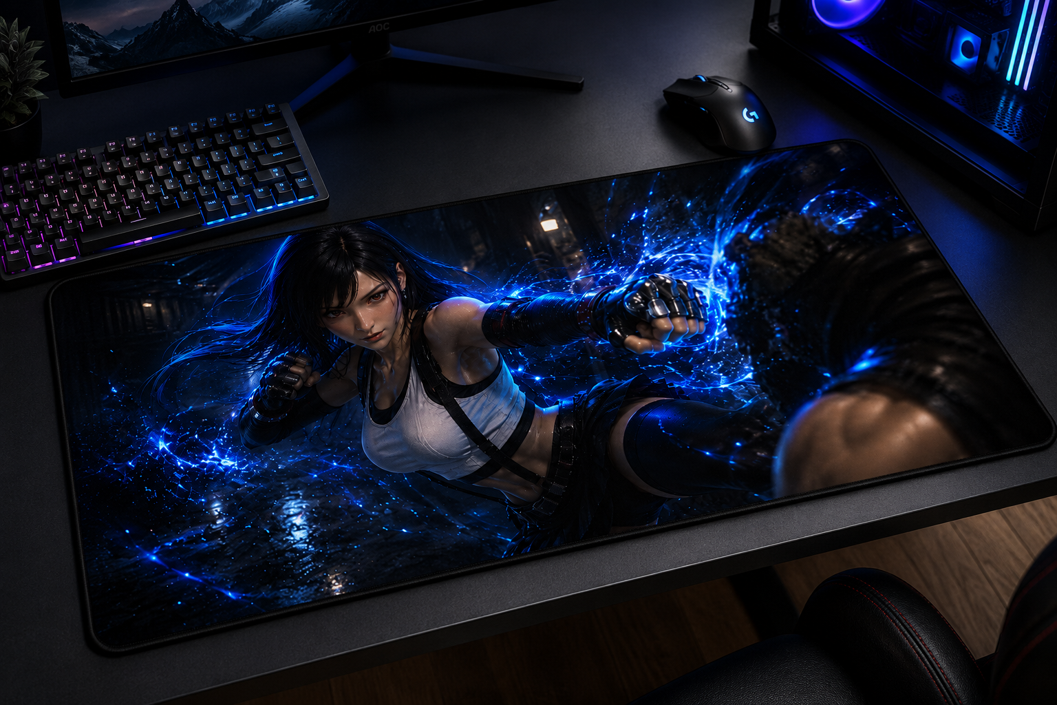 Final Fantasy VII Inspired XXL Gaming Mouse Pad 03 Non-LED