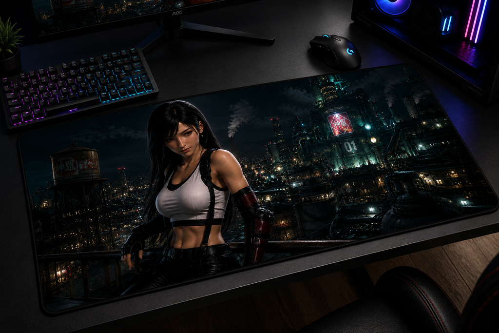 Final Fantasy VII Inspired XXL Gaming Mouse Pad 07 Non-LED