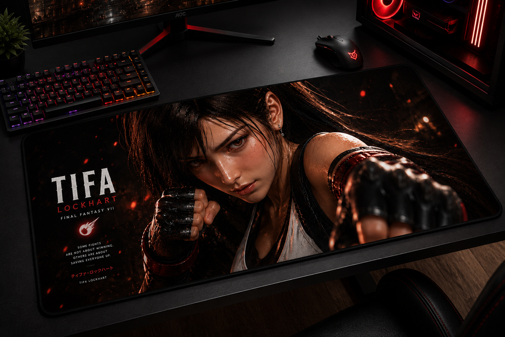 Final Fantasy VII Inspired XXL Gaming Mouse Pad 10 Non-LED