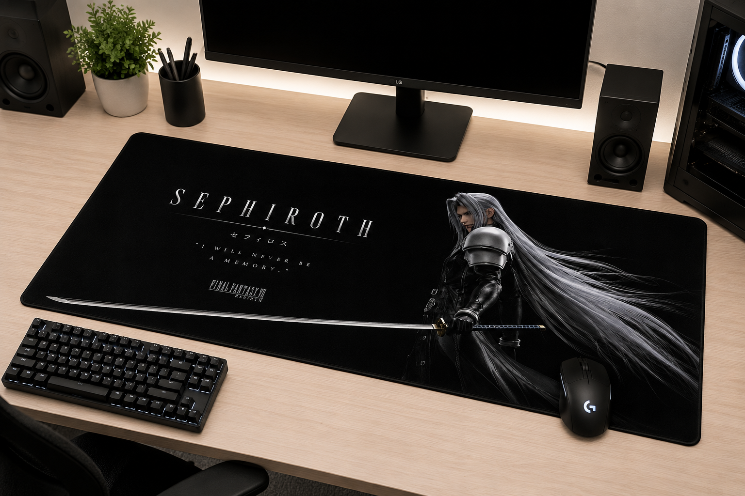 Final Fantasy VII Inspired XXL Gaming Mouse Pad 11 Non-LED
