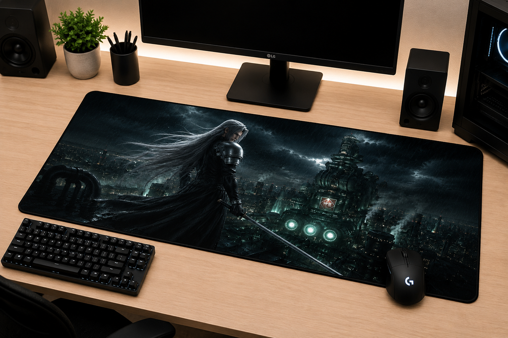 Final Fantasy VII Inspired XXL Gaming Mouse Pad 15 Non-LED