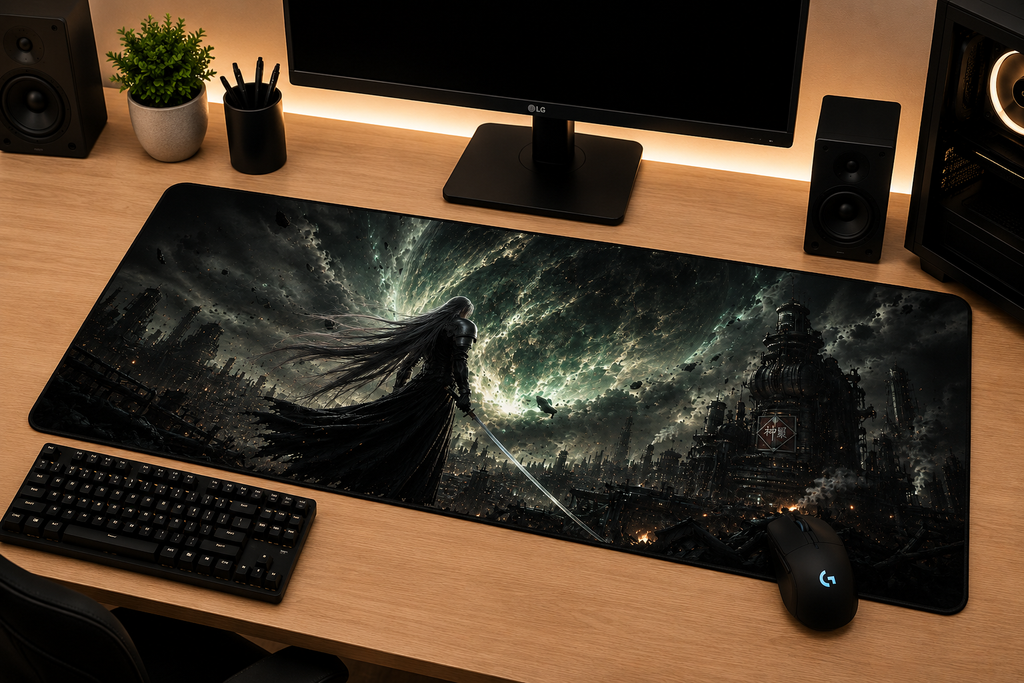 Final Fantasy VII Inspired XXL Gaming Mouse Pad 20 Non-LED