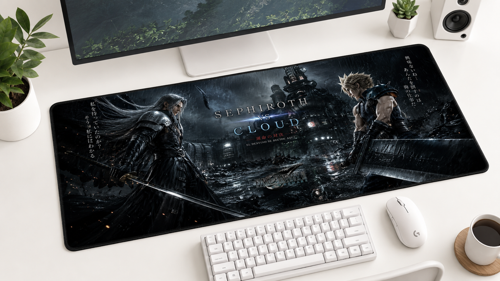 Final Fantasy VII Inspired XXL Gaming Mouse Pad 31 Non-LED