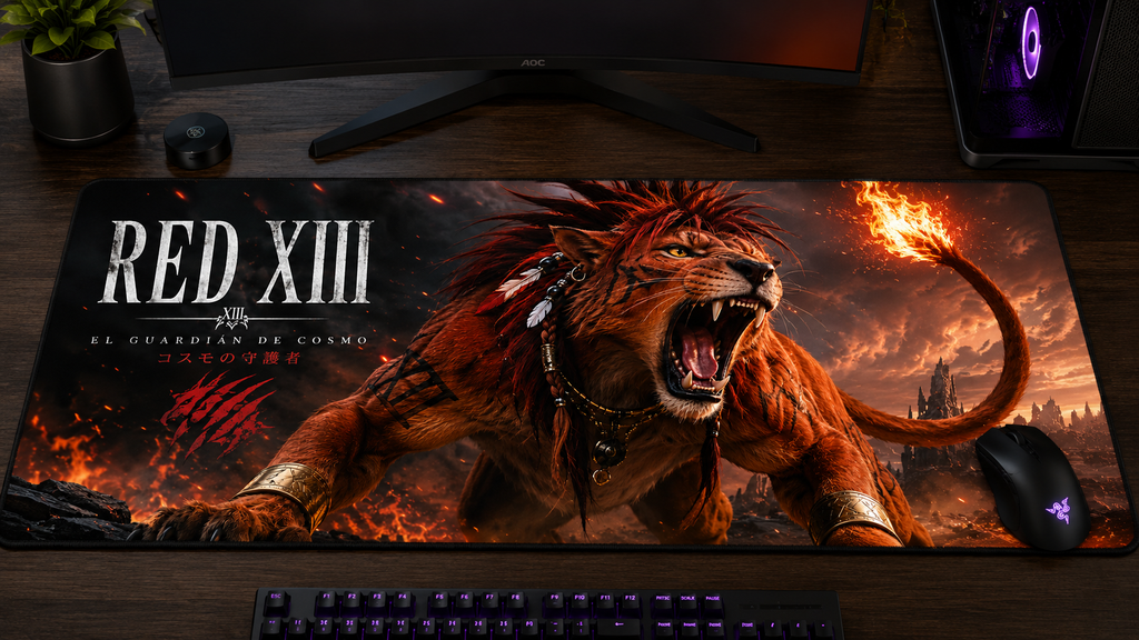 Final Fantasy VII Inspired XXL Gaming Mouse Pad 41 Non-LED