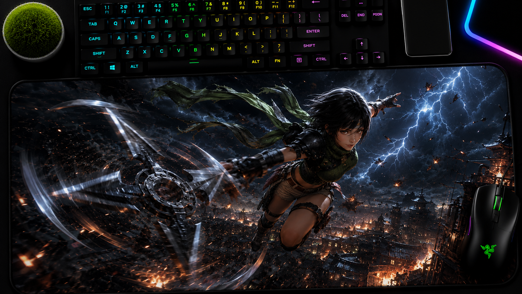 Final Fantasy VII Inspired XXL Gaming Mouse Pad 62