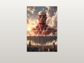 Attack on Titan inspired canvas poster artwork 02