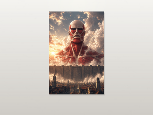 Attack on Titan inspired canvas poster artwork 02