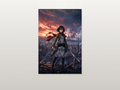 Attack on Titan inspired canvas poster artwork 04