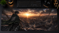 Attack on Titan inspired XXL gaming mouse pad 01 Non-LED version, 3 mm thick