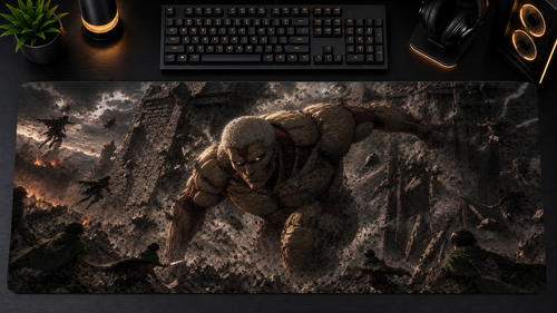 Attack on Titan inspired XXL gaming mouse pad 08 Non-LED version, 3 mm thick