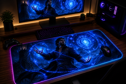 Baldur's Gate 3 Inspired XXL Gaming Mouse Pad 07 - LED