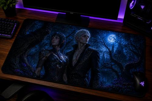 Baldur's Gate 3 Inspired XXL Gaming Mouse Pad 04 - Non-LED
