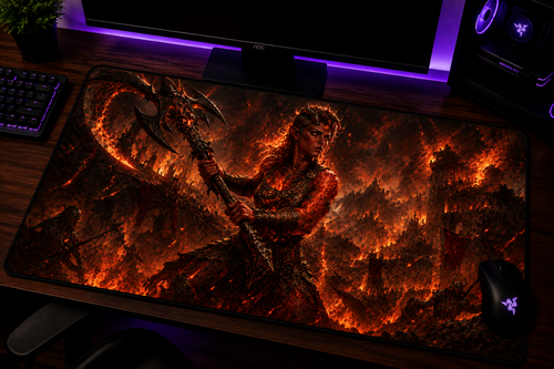 Baldur's Gate 3 Inspired XXL Gaming Mouse Pad 05 - Non-LED