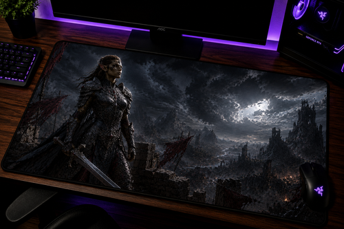 Baldur's Gate 3 Inspired XXL Gaming Mouse Pad 06 - Non-LED