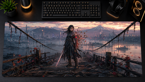 Beast of Reincarnation inspired XXL gaming mouse pad 04 Non-LED version, 3 mm thick