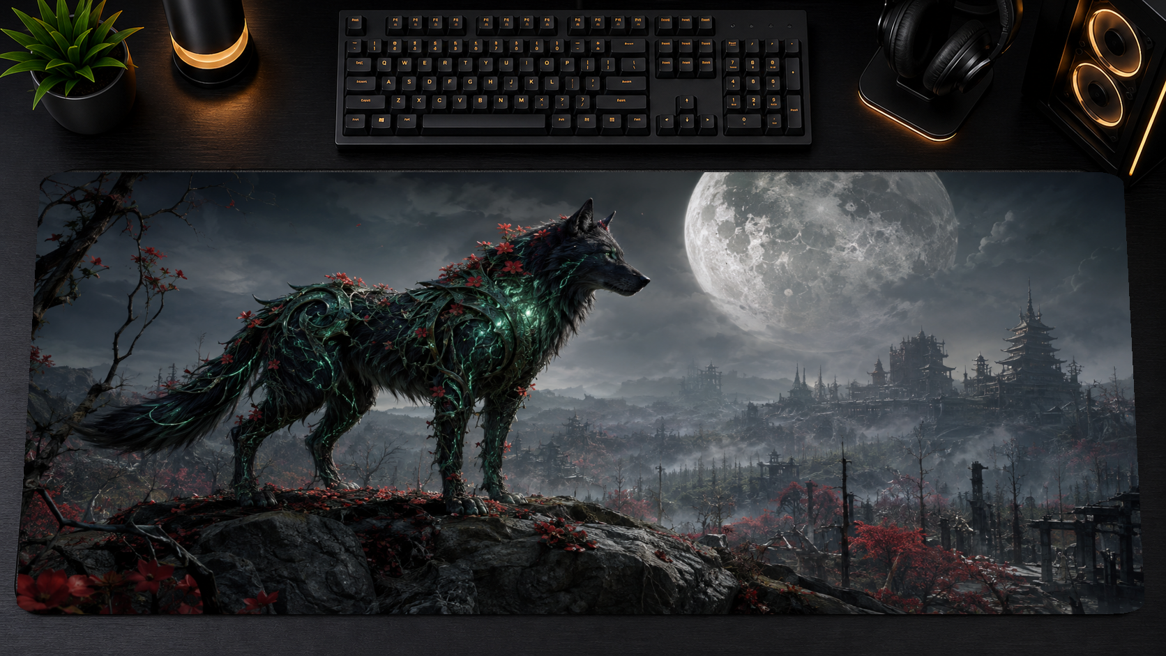 Beast of Reincarnation inspired XXL gaming mouse pad 05 Non-LED version, 3 mm thick