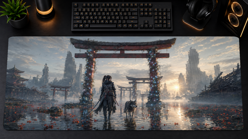 Beast of Reincarnation inspired XXL gaming mouse pad 06 Non-LED version, 3 mm thick