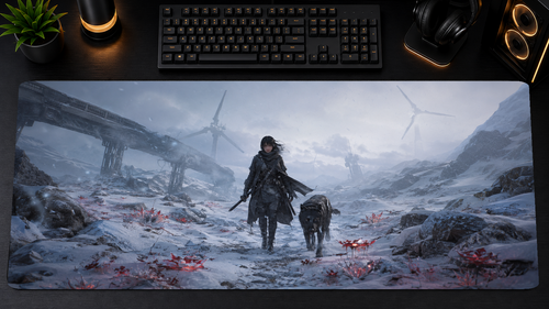 Beast of Reincarnation inspired XXL gaming mouse pad 09 Non-LED version, 3 mm thick