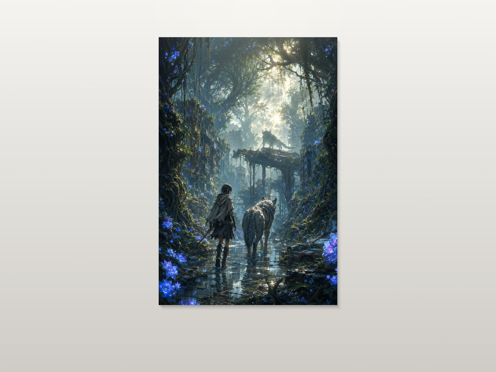 Beast of Reincarnation inspired canvas poster artwork 03