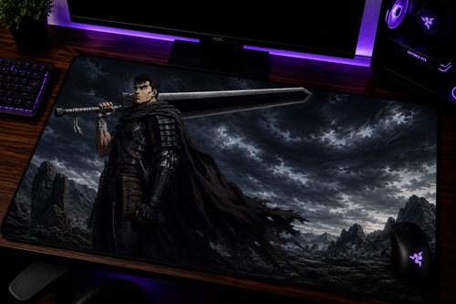 Berserk inspired XXL gaming mouse pad 01 Non-LED version