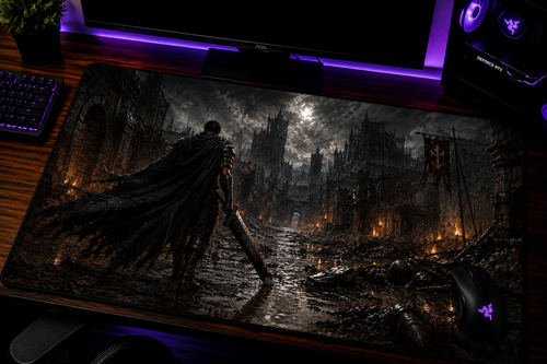 Berserk inspired XXL gaming mouse pad 06 Non-LED version