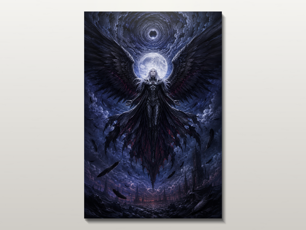 Berserk inspired canvas poster 02 close wall preview