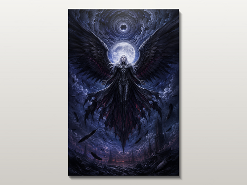 Berserk inspired canvas poster 02 close wall preview