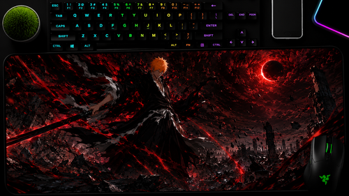 Bleach inspired XXL gaming mouse pad 02 Non-LED version, 3 mm thick