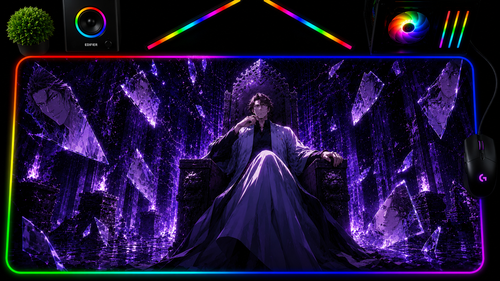 Bleach inspired XXL RGB LED gaming mouse pad 08, 3 mm thick
